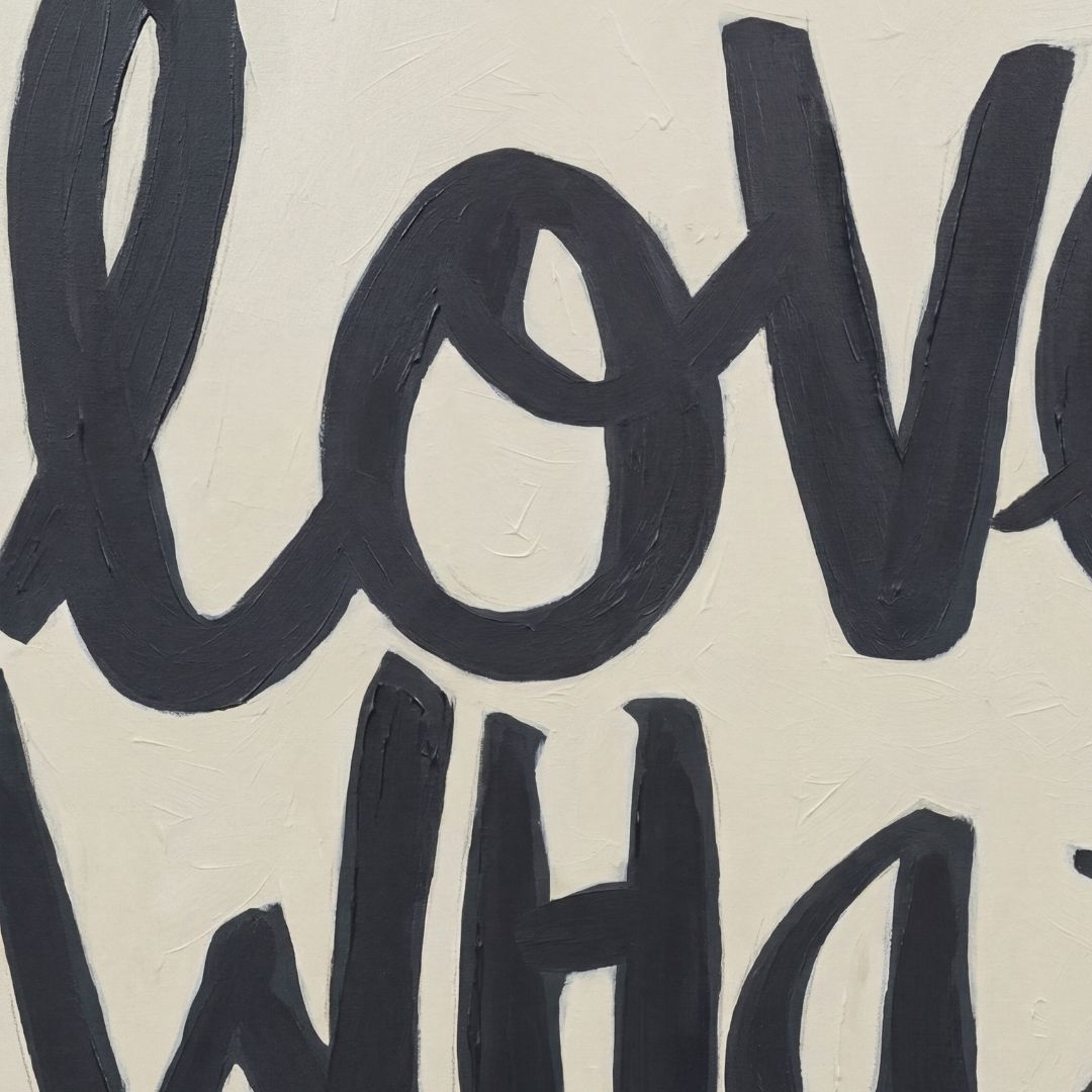 Love What Is | pAInt collection | Digital Download - burnt peach.