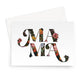 MAMA Greeting Card - burnt peach.