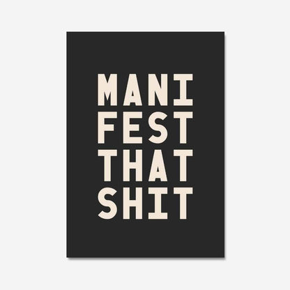 MANIFEST THAT SHIT - Digital Download - burnt peach.
