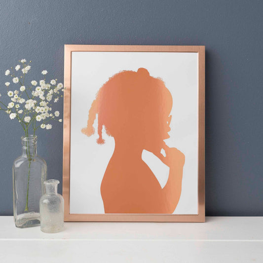 Metallic Collection - burnt peach.