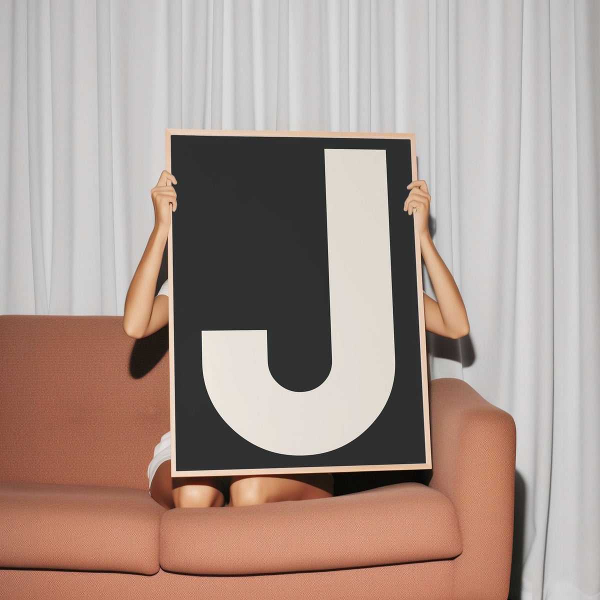 My Type Of A-Z - Digital Download. - burnt peach.