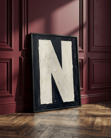 My Type Of A-Z | The pAInt Collection | Digital Download - burnt peach.