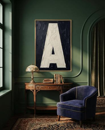 My Type Of A-Z | The pAInt Collection | Digital Download - burnt peach.