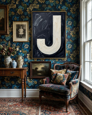 My Type Of A-Z | The pAInt Collection | Digital Download - burnt peach.