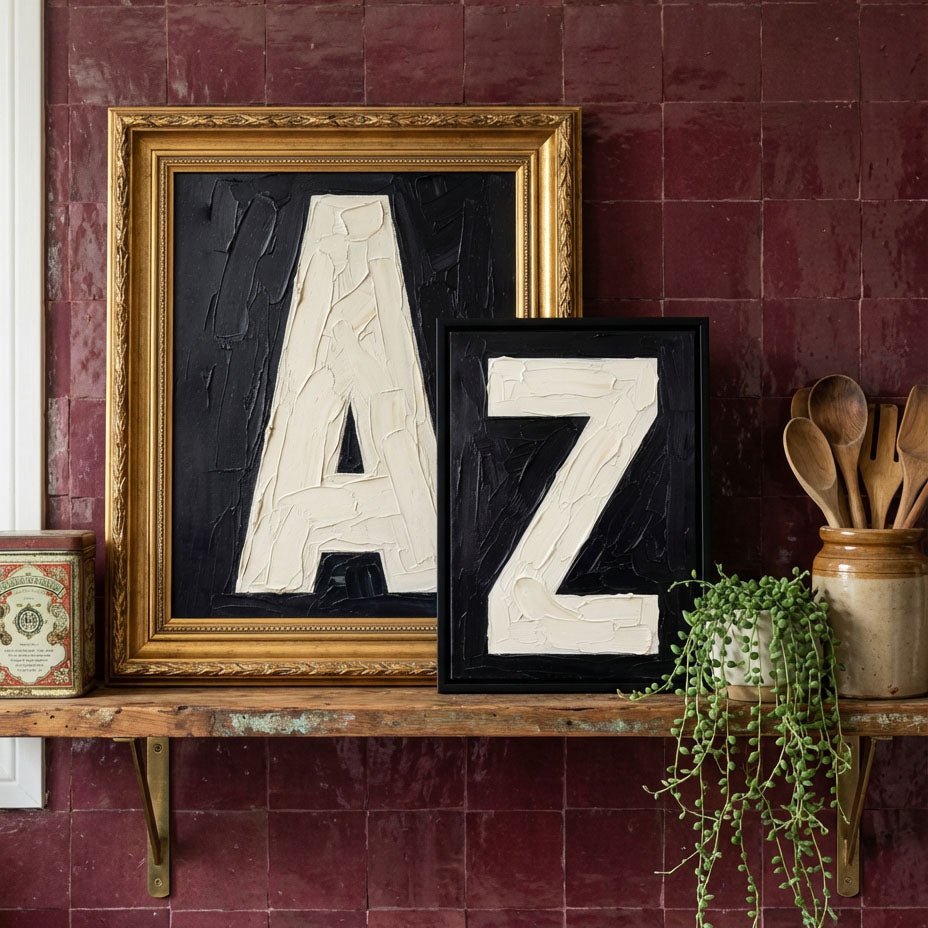My Type Of A-Z | The pAInt Collection | Digital Download - burnt peach.