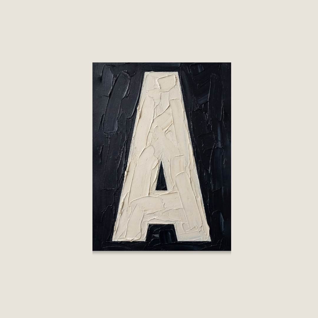 My Type Of A-Z | The pAInt Collection | Digital Download - burnt peach.