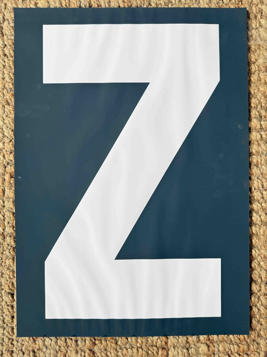 My Type Of Z | Fine Art Print - burnt peach.