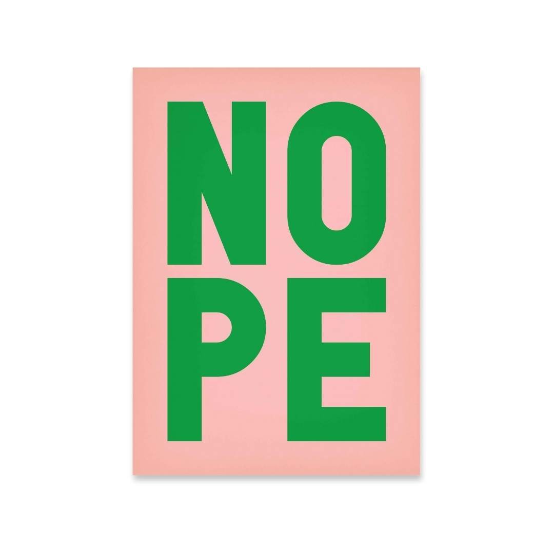 NOPE - burnt peach.