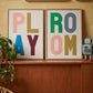 PLAY / ROOM - burnt peach.