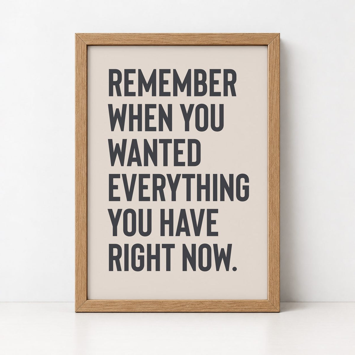 Remember When... | Framed Print - burnt peach.
