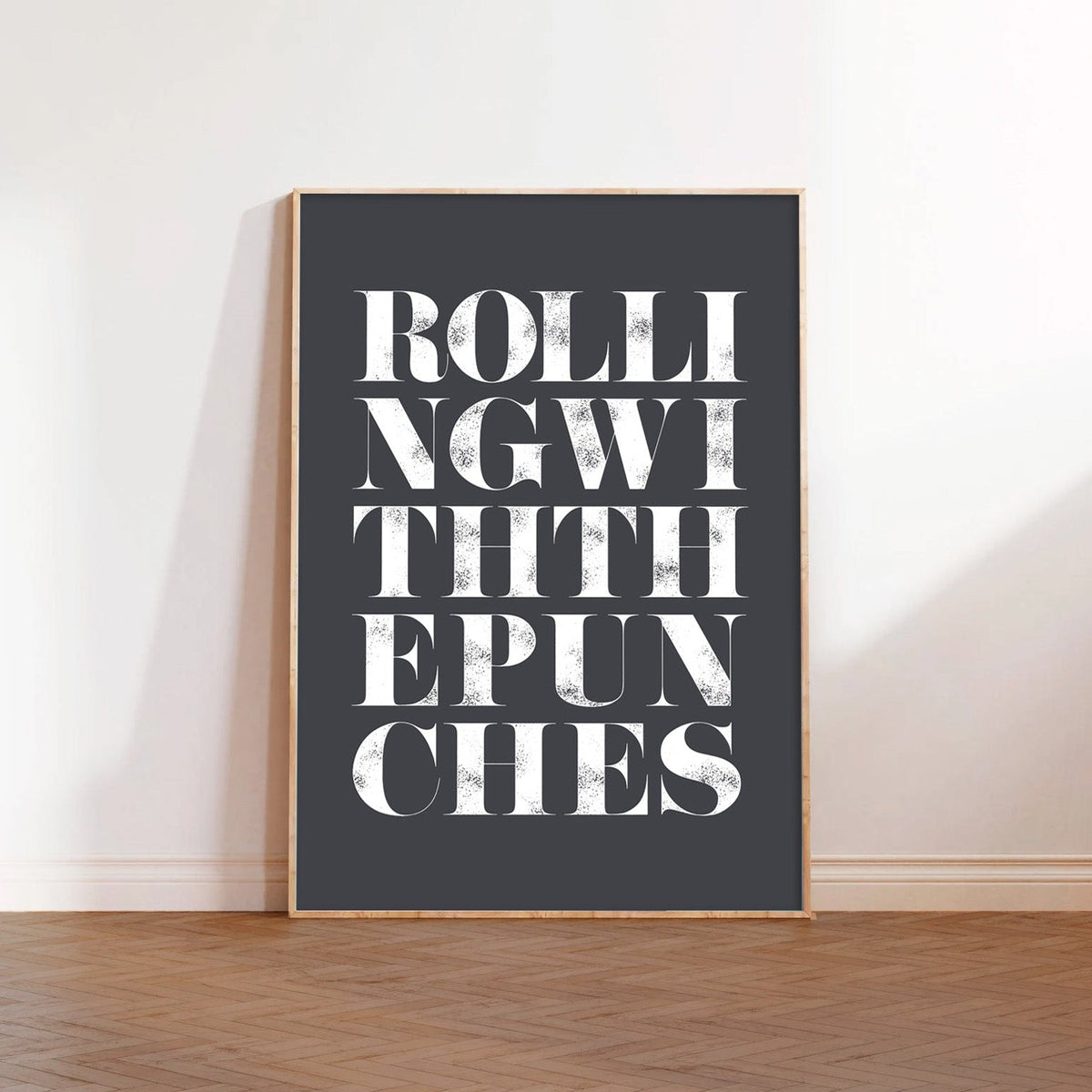 Rolling with the Punches - burnt peach.