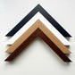 Select SAME SIZE FRAME as Your Print - burnt peach.