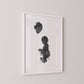 Select SAME SIZE FRAME as Your Print - burnt peach.