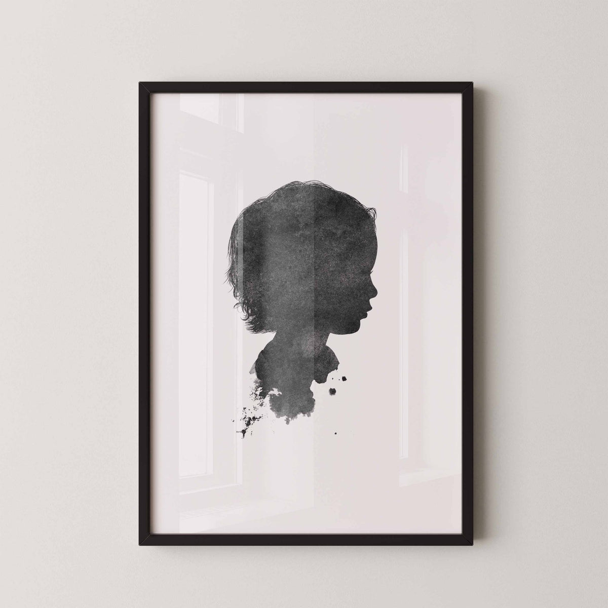 Select SAME SIZE FRAME as Your Print - burnt peach.