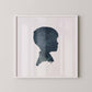 Select SAME SIZE FRAME as Your Print - burnt peach.