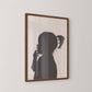 Select SAME SIZE FRAME as Your Print - burnt peach.