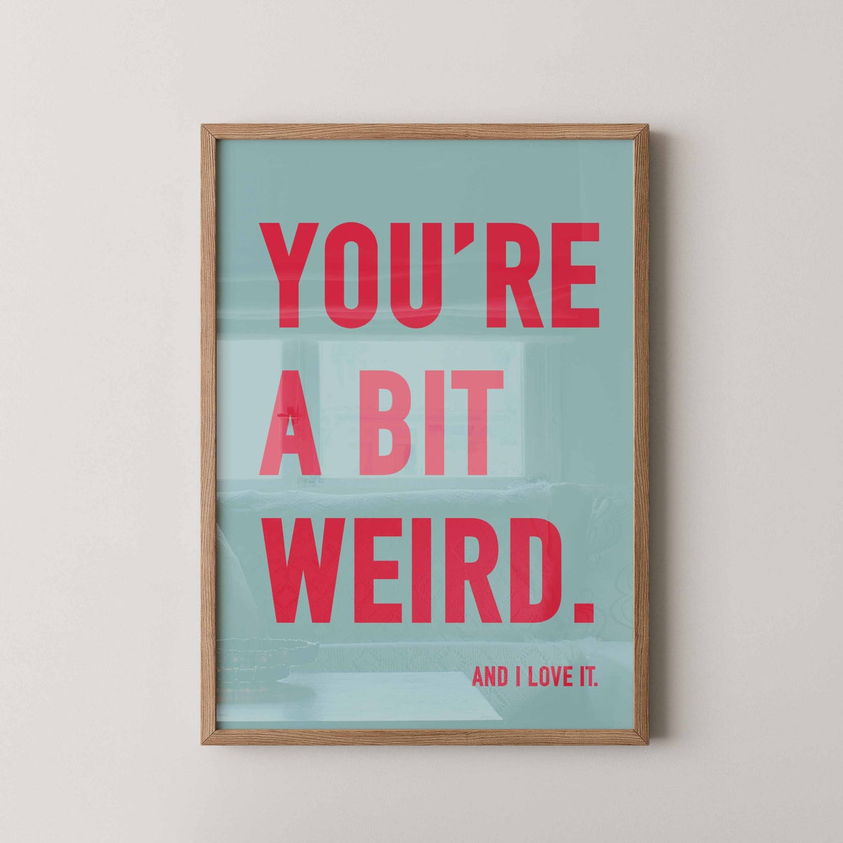 Select SAME SIZE FRAME as Your Print - burnt peach.
