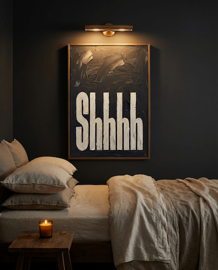 Shhhh | Digital Download - burnt peach.