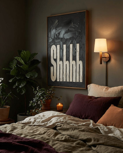 Shhhh | Digital Download - burnt peach.