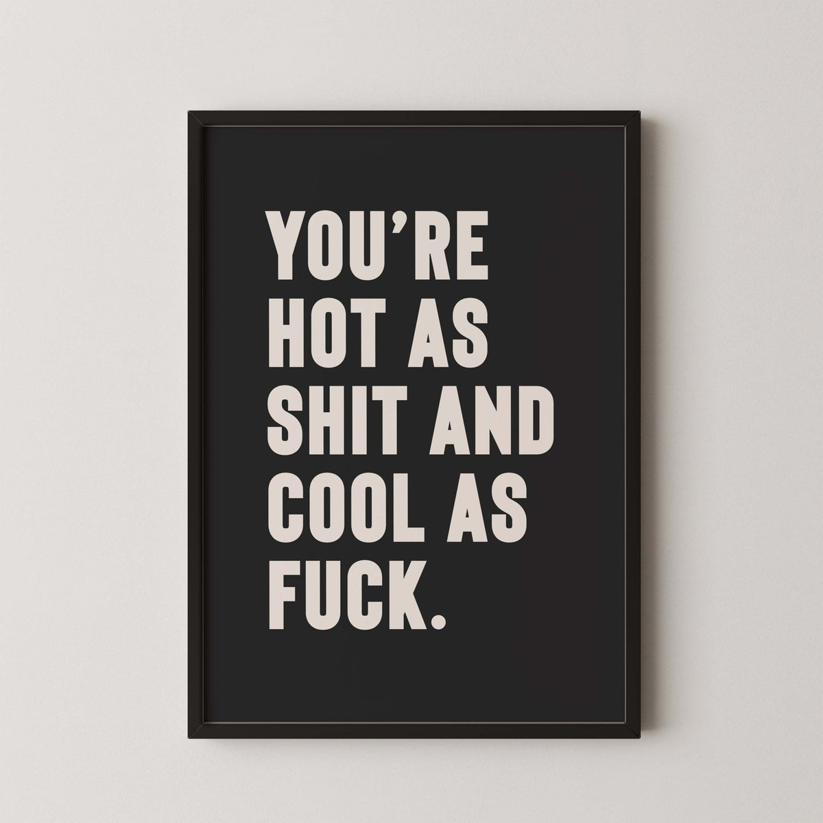 Shit Hot - burnt peach.