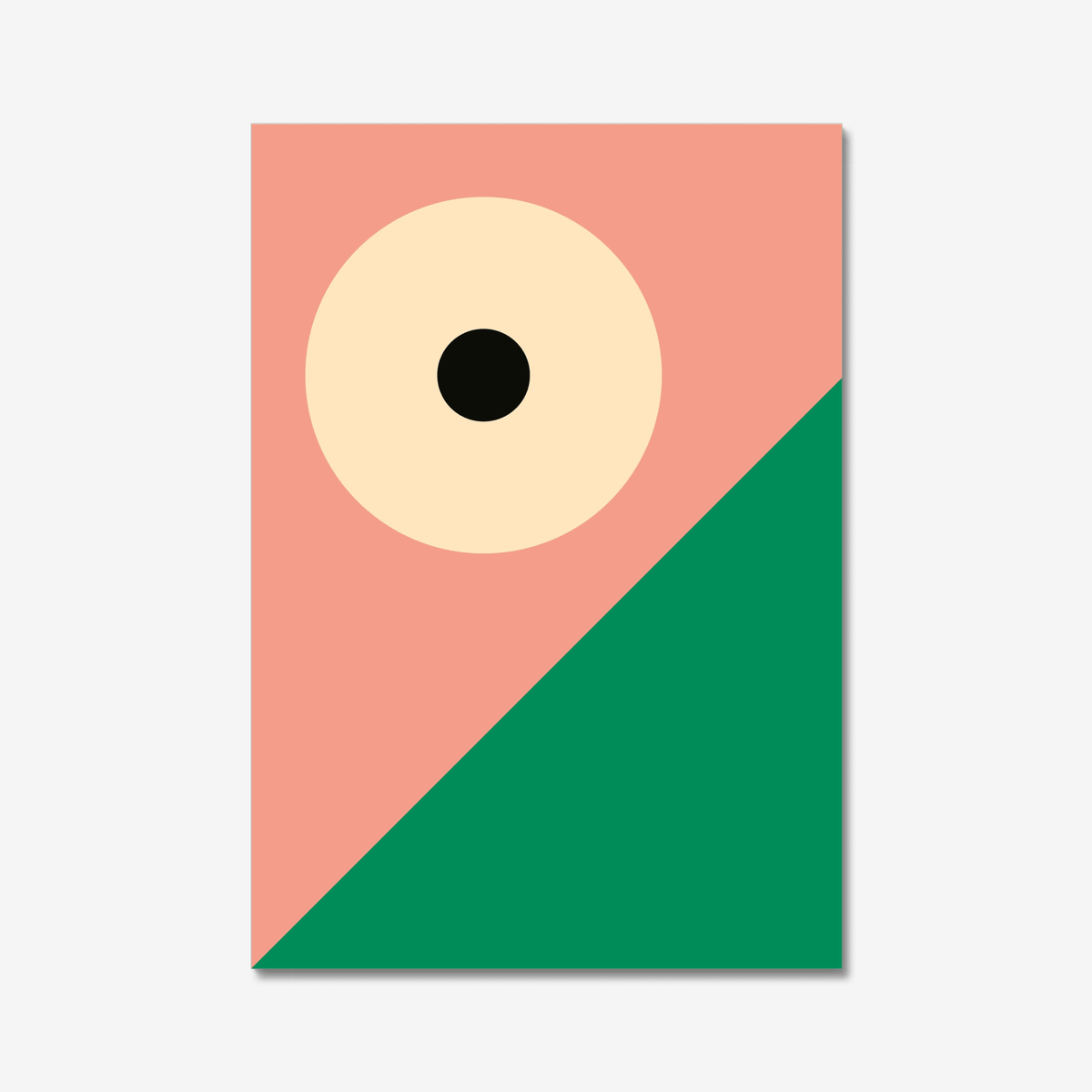 The All Seeing Eye - Green - Digital Download - burnt peach.