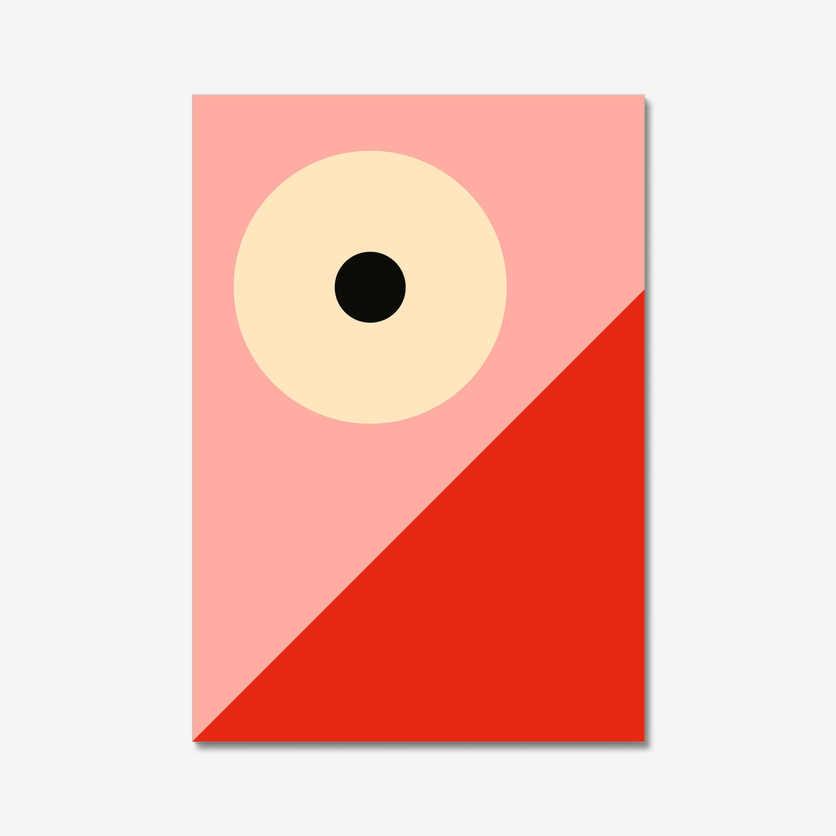 The All Seeing Eye - Pink - Digital Download - burnt peach.