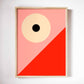 The All Seeing Eye - Pink - Digital Download - burnt peach.