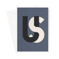 US - Steel Greeting Card - burnt peach.