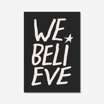 We Believe... - burnt peach.