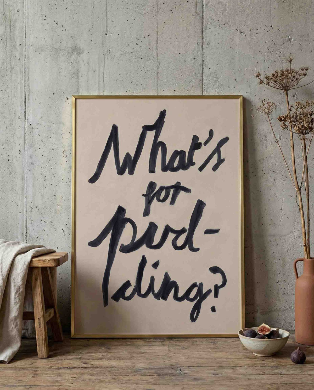 What's for Pudding? - burnt peach.
