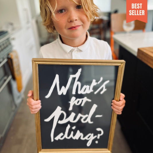What's for Pudding? - burnt peach.