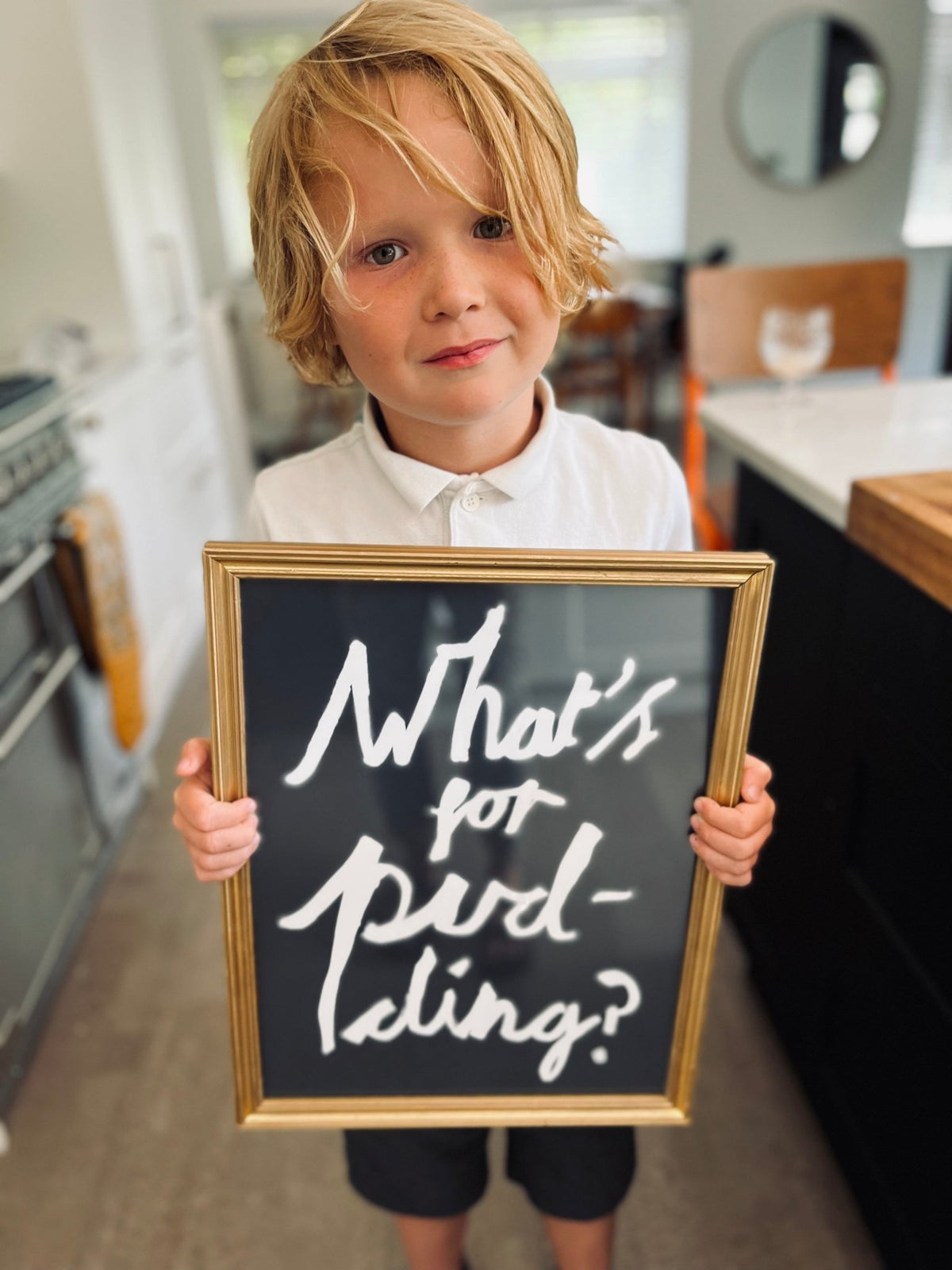 What's for Pudding? - Digital Download - burnt peach.