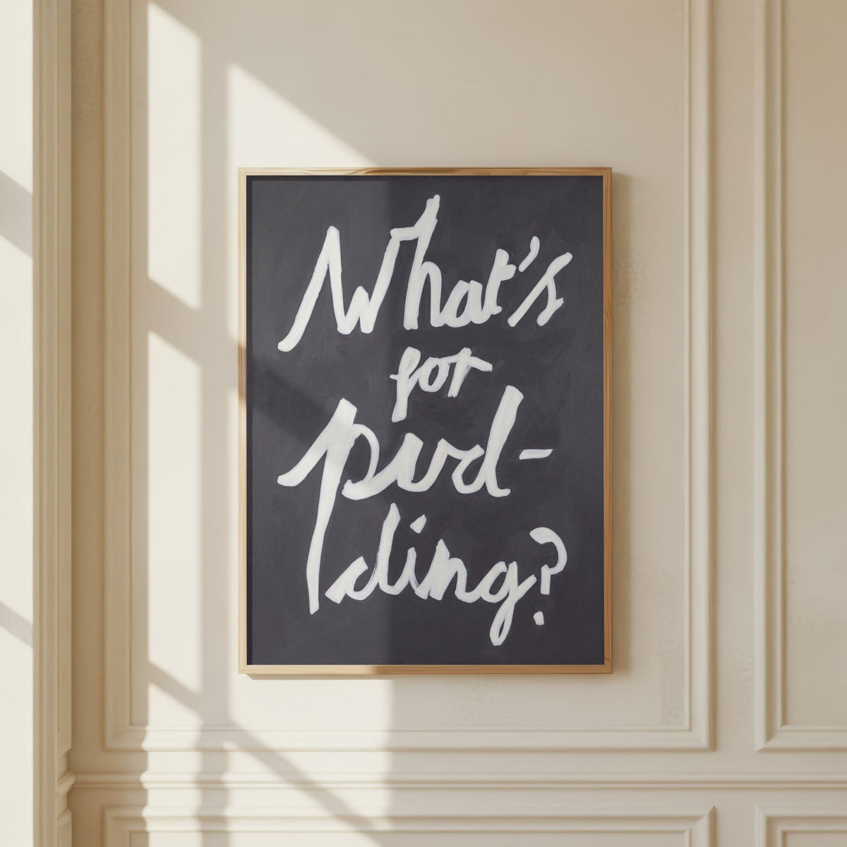 What's for Pudding? - Digital Download - burnt peach.