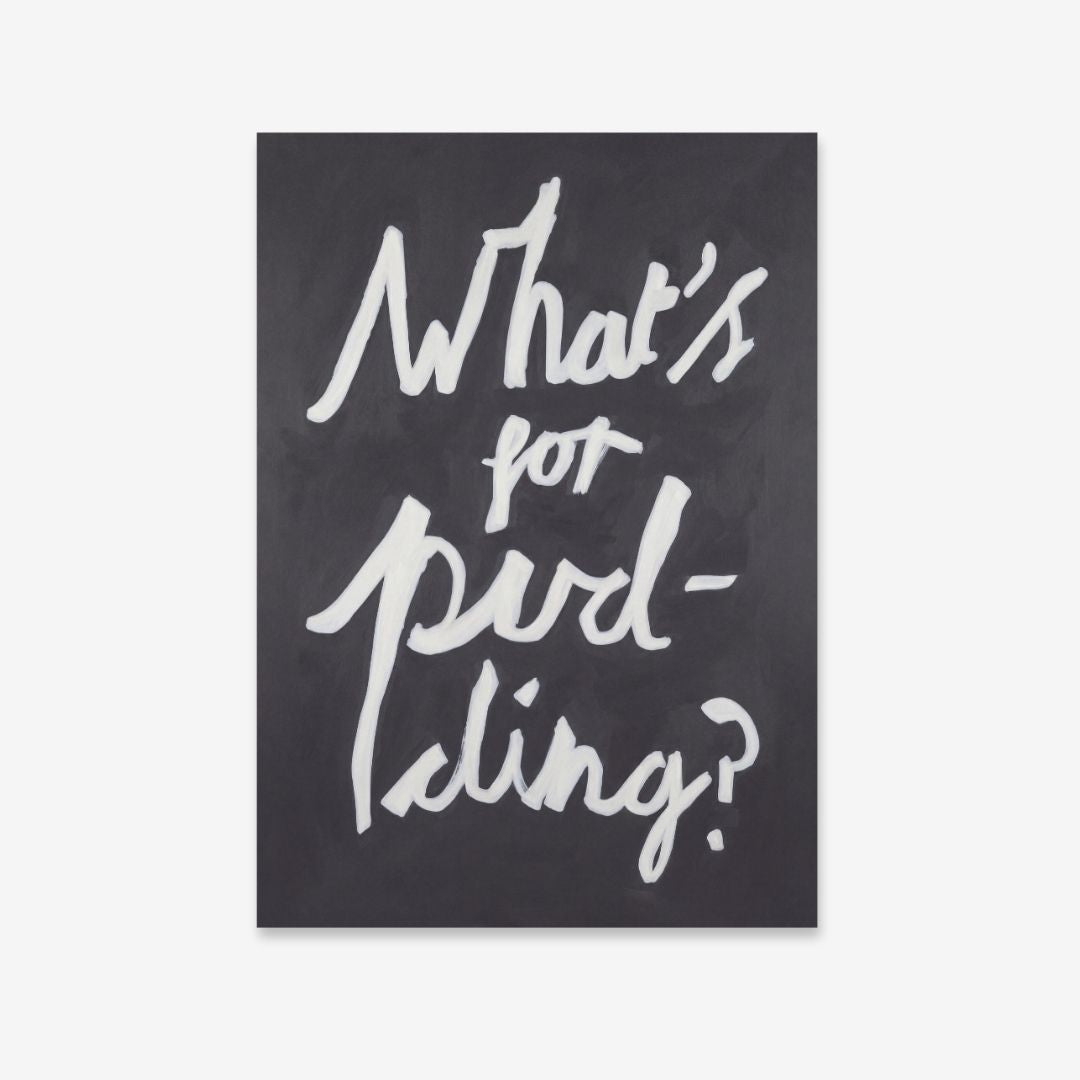 What's for Pudding? - Digital Download - burnt peach.
