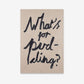 What's for Pudding? - Digital Download - burnt peach.