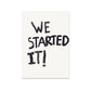 Who Started It? - Digital Download - burnt peach.