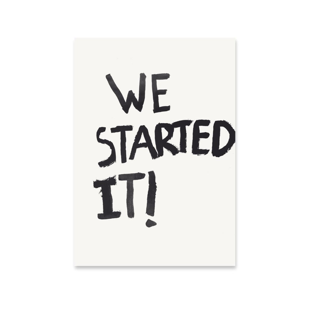 Who Started It? - Digital Download - burnt peach.