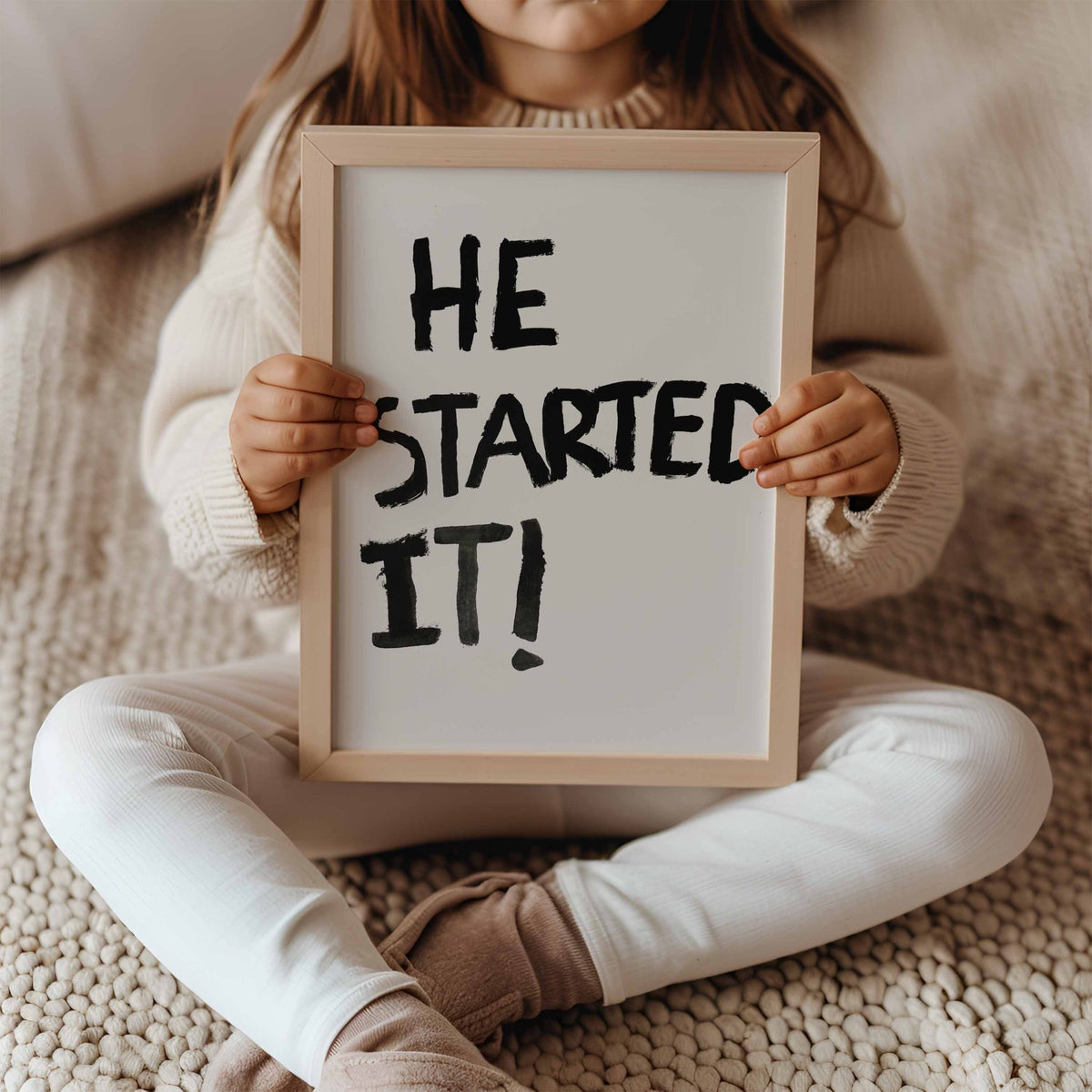 Who Started It? - Digital Download - burnt peach.