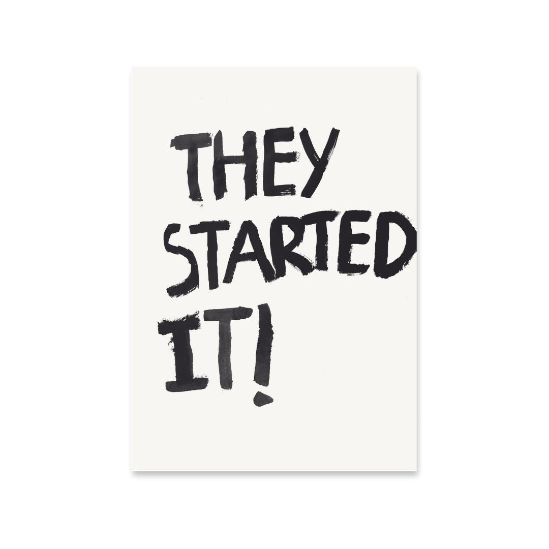 Who Started It? - Digital Download - burnt peach.