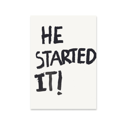 Who Started It? - Digital Download - burnt peach.