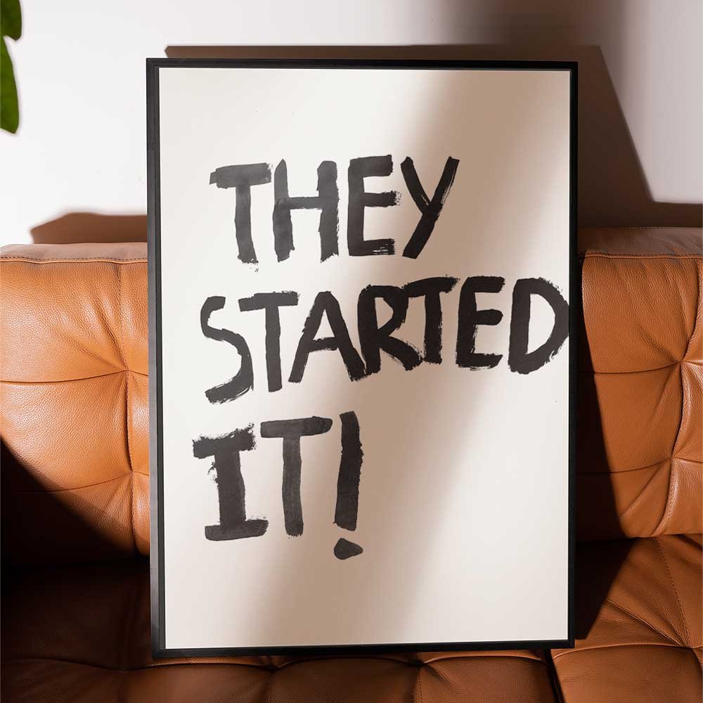 Who Started It? - Digital Download - burnt peach.