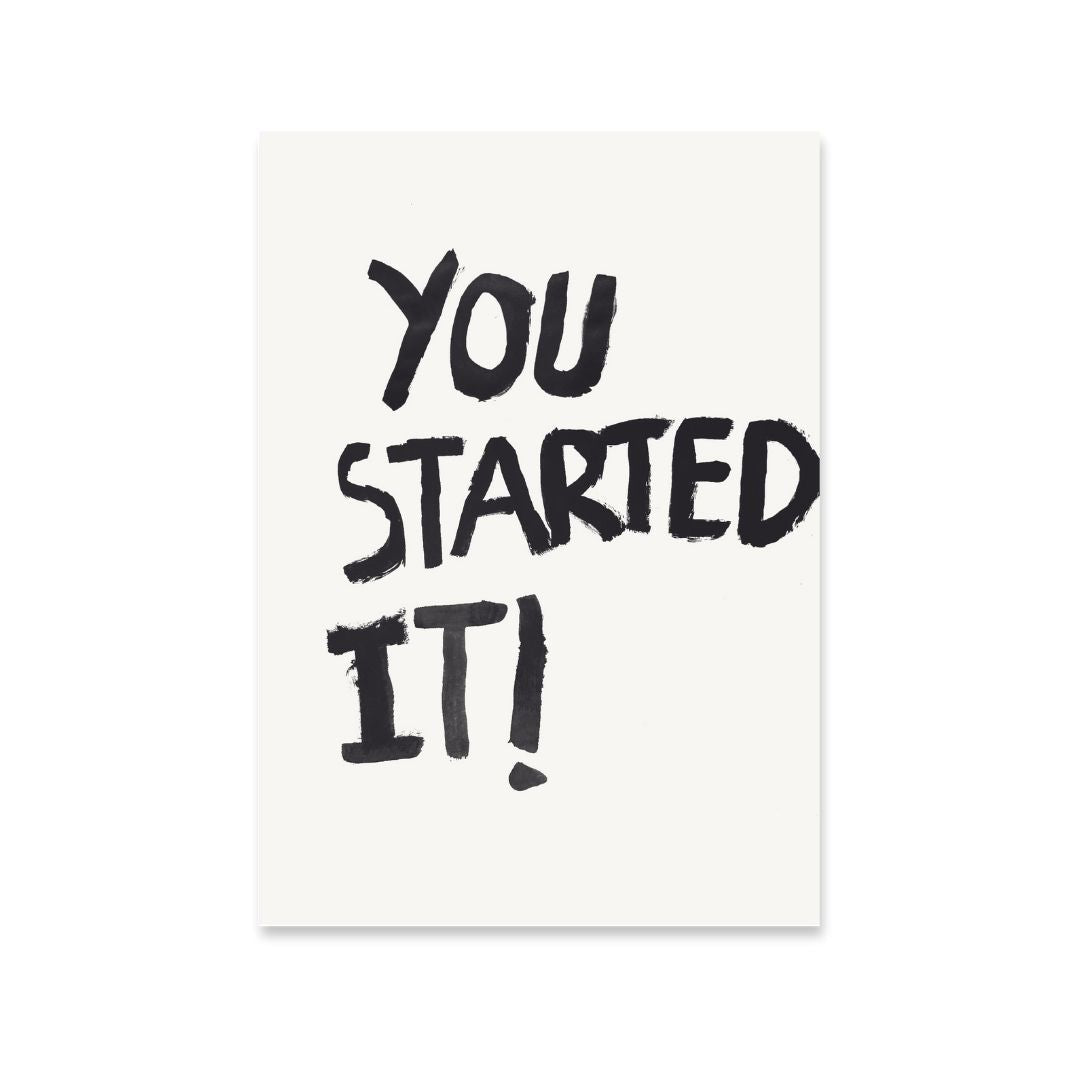 Who Started It? - Digital Download - burnt peach.