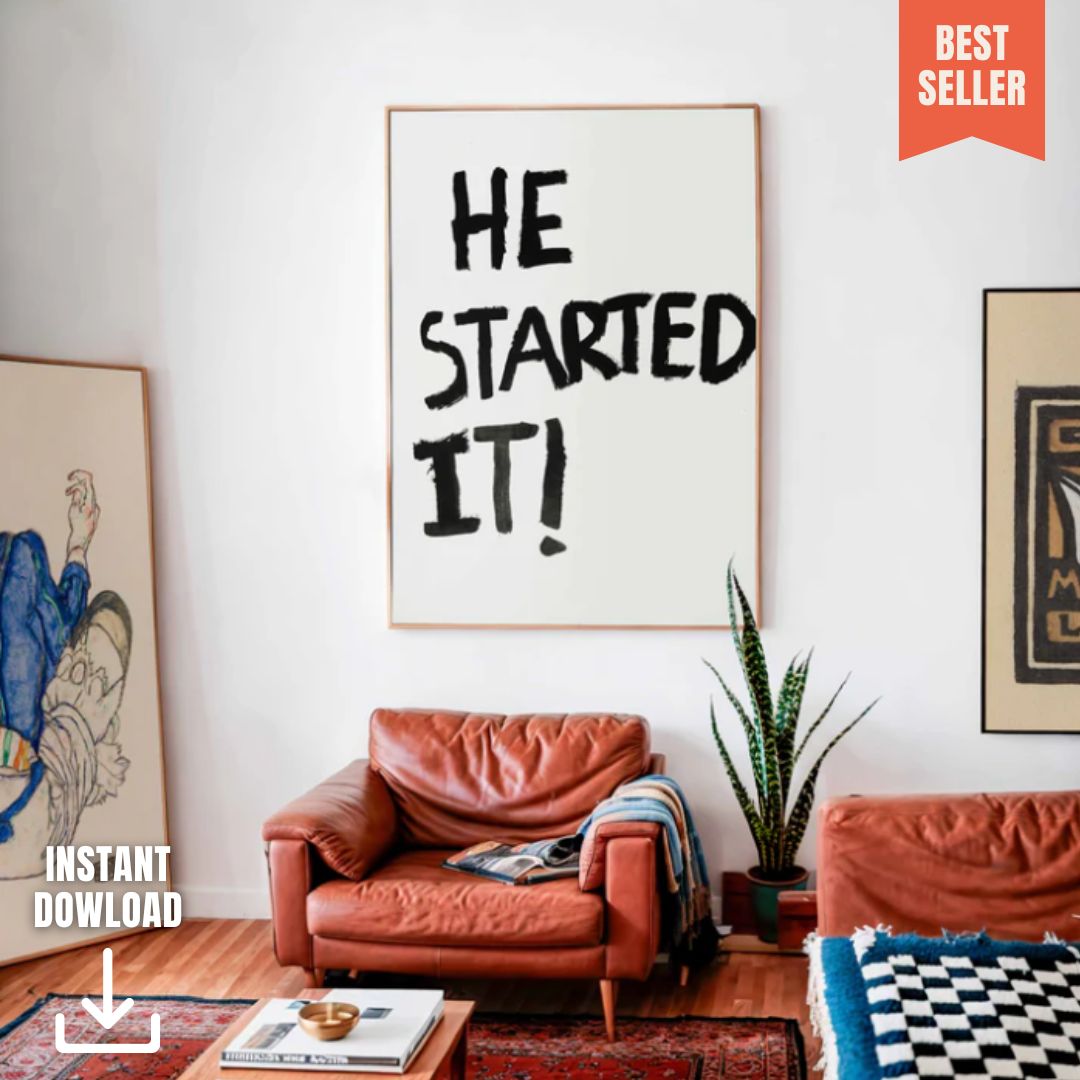 Who Started It? - Digital Download - burnt peach.