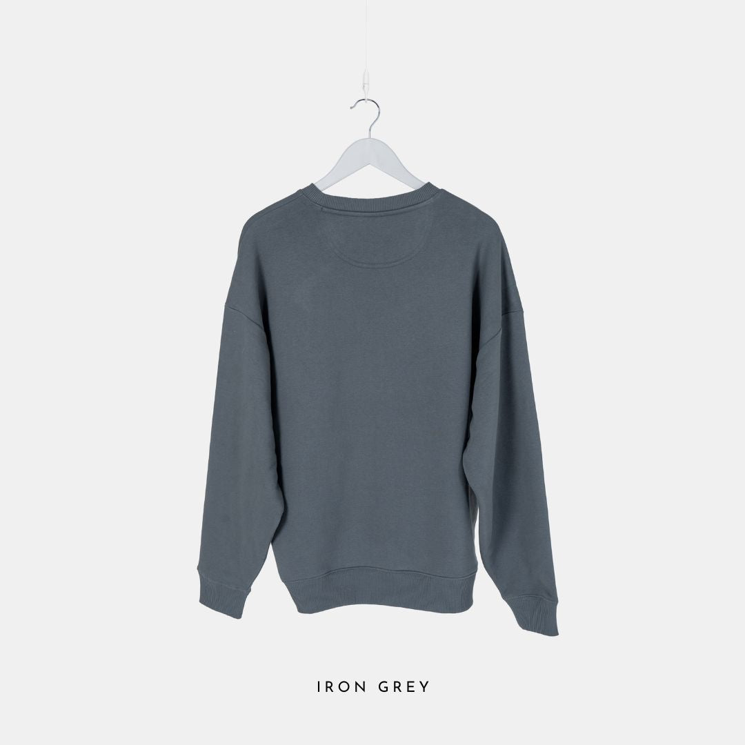 YEAH | Iron Grey | 2XL - burnt peach.