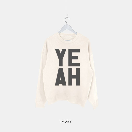YEAH | Ivory | M - burnt peach.
