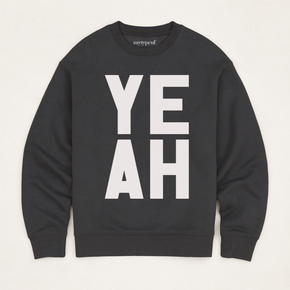 YEAH | Premium Organic Sweatshirt - burnt peach.