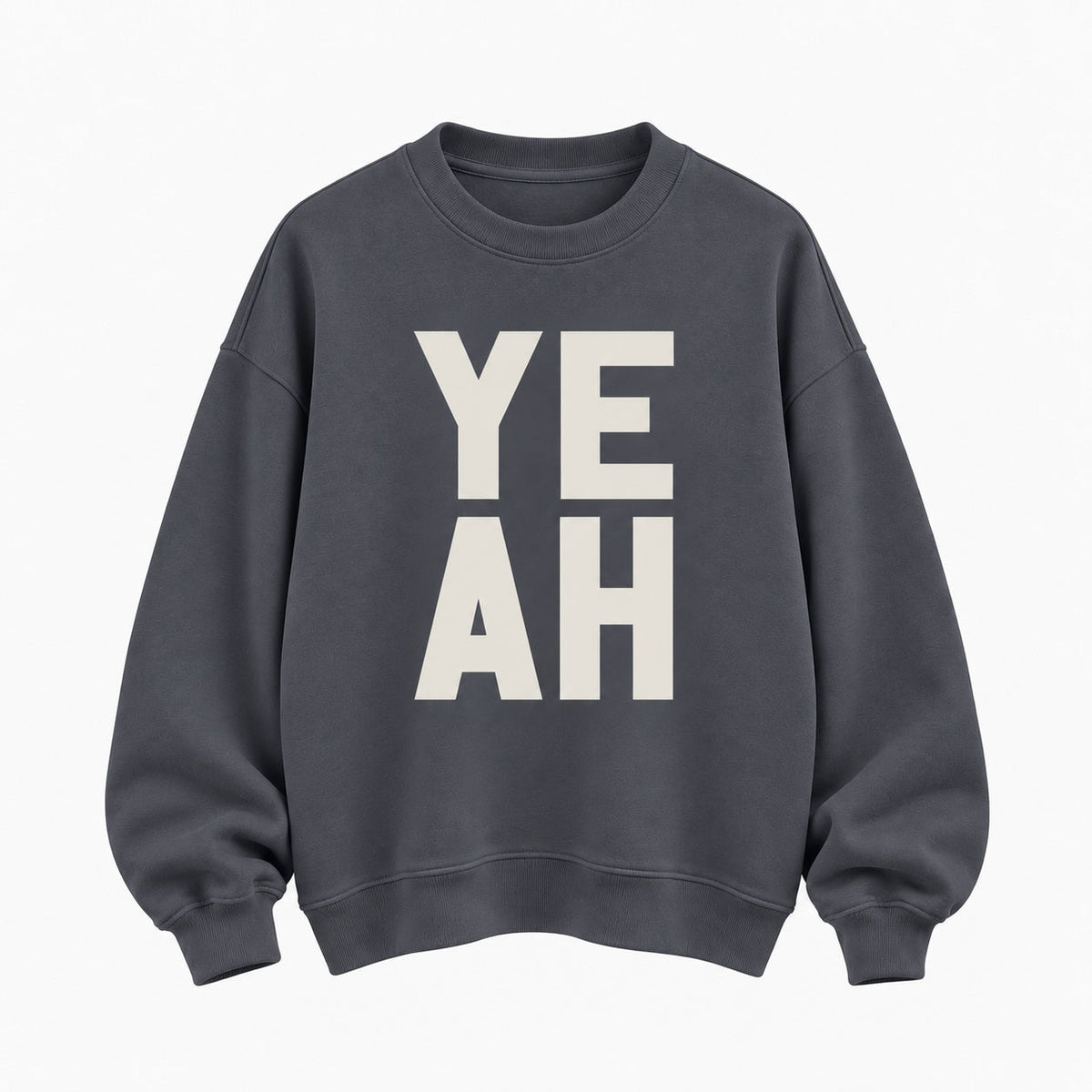 YEAH | Premium Organic Sweatshirt - burnt peach.
