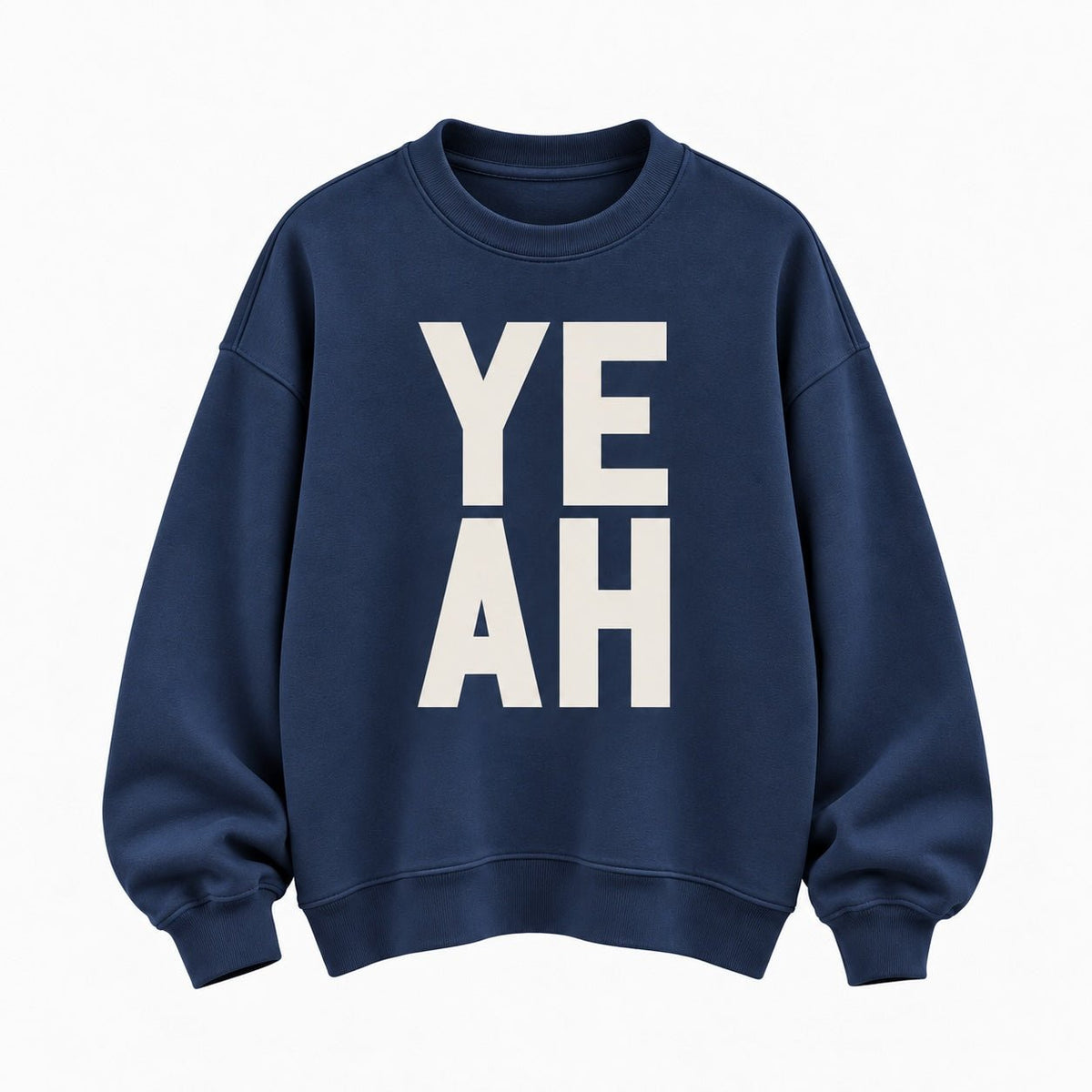 YEAH | Premium Organic Sweatshirt - burnt peach.