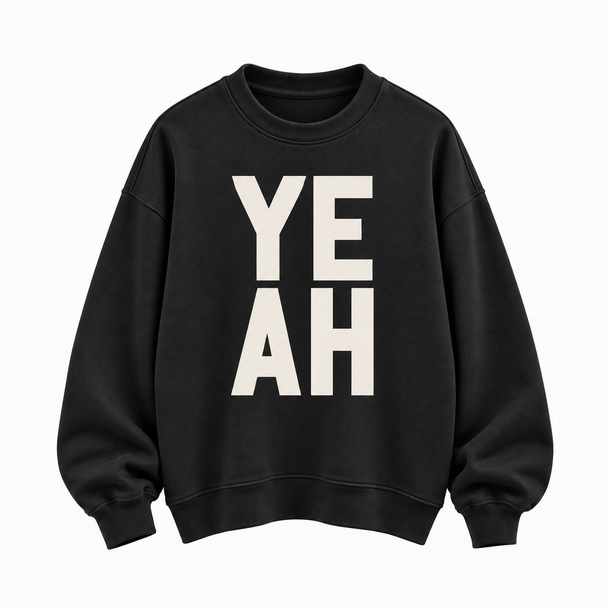 YEAH | Premium Organic Sweatshirt - burnt peach.
