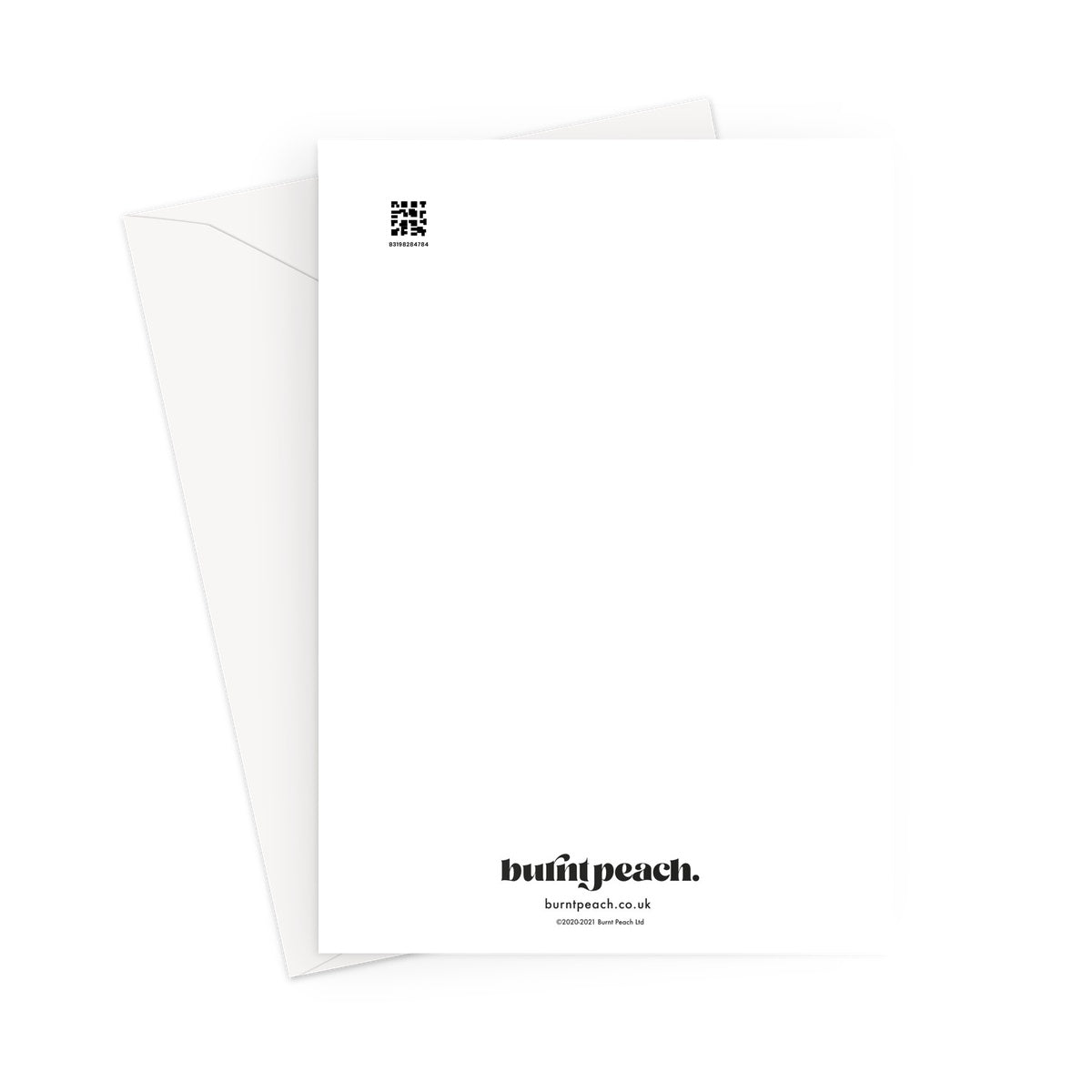 ROLLING WITH THE PUNCHES - White/Black Greeting Card
